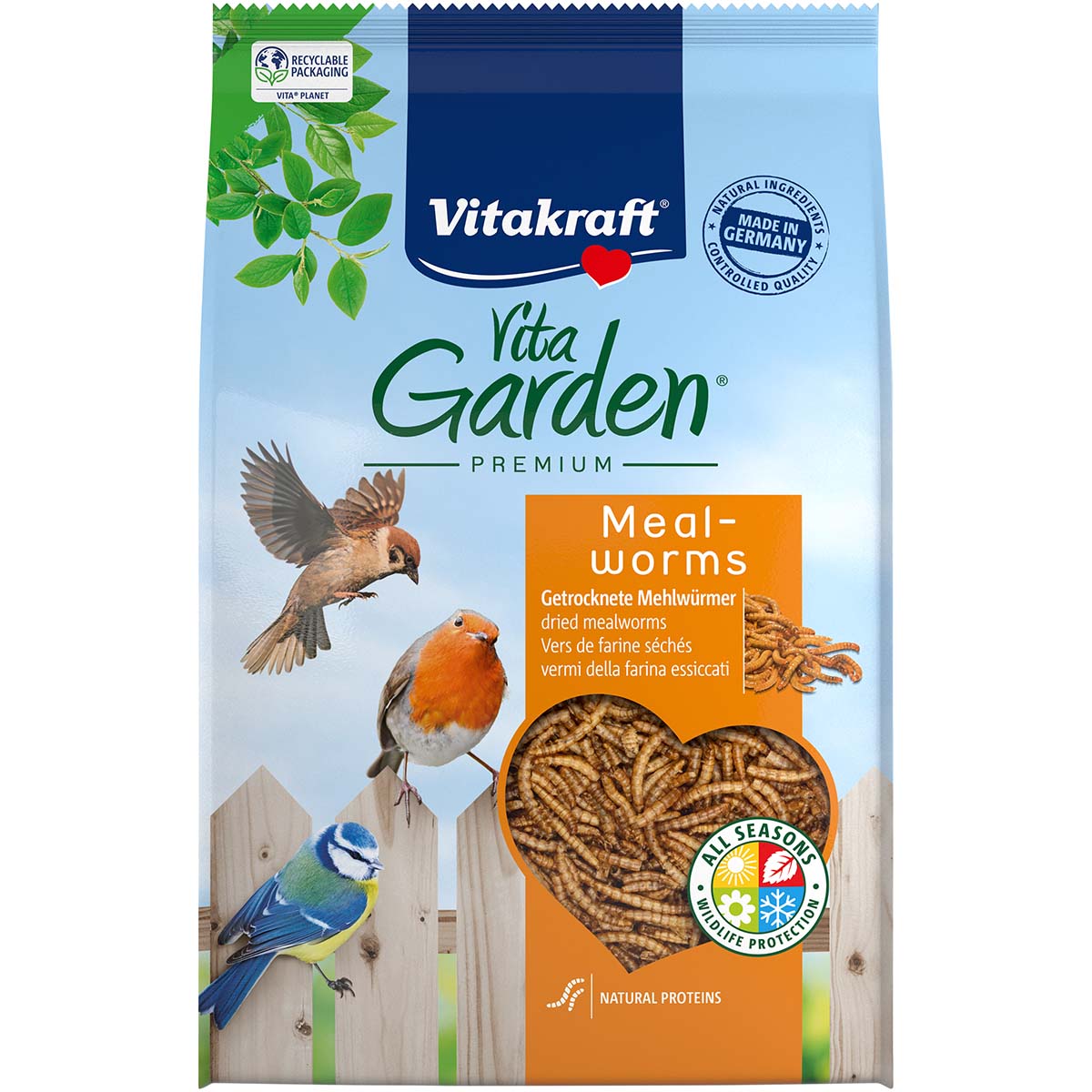 VitaGarden Mehlwürmer für Wildvögel