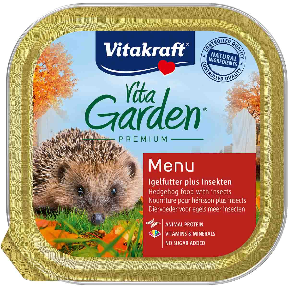 Vitakraft Vita Garden Nassfutter für Igel Menü
