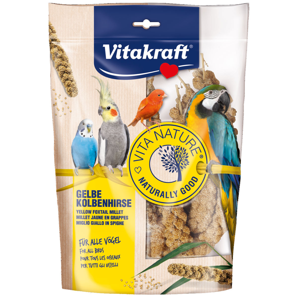 Levně Vitakraft Vita Nature žlutý prosný klas 300 g