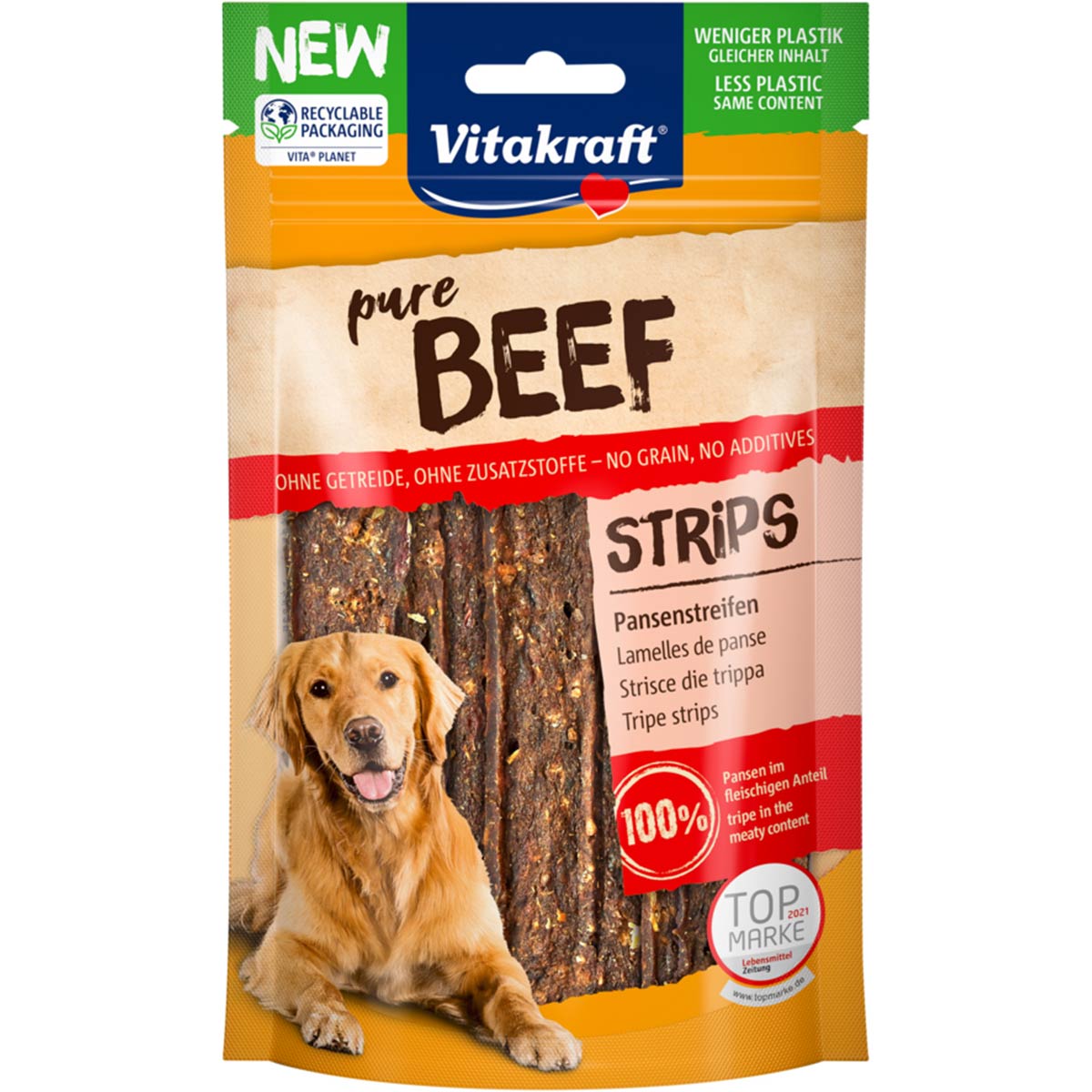 Levně Vitakraft BEEF proužky s bachorem 80 g