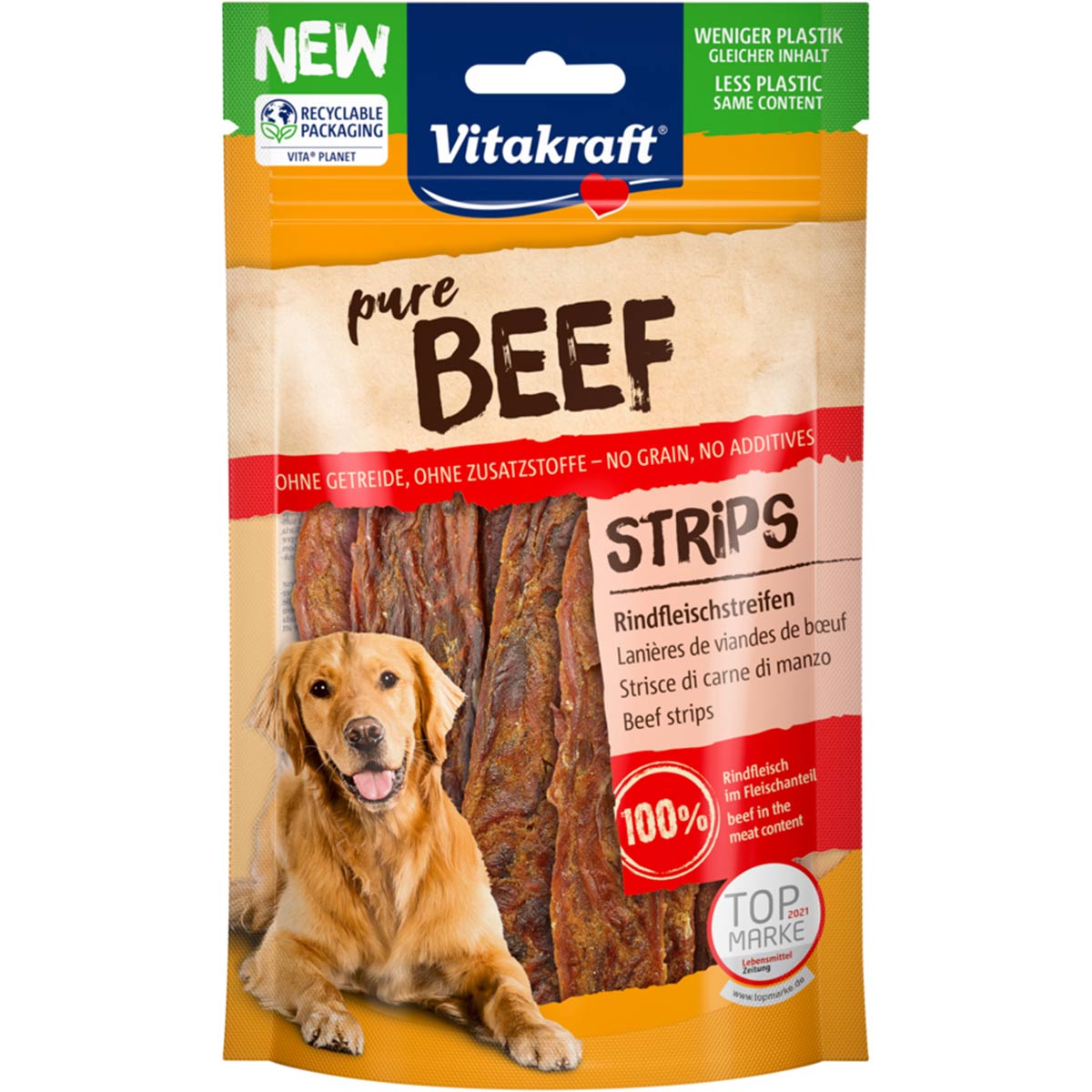 Levně Vitakraft BEEF hovězí masové proužky 80 g