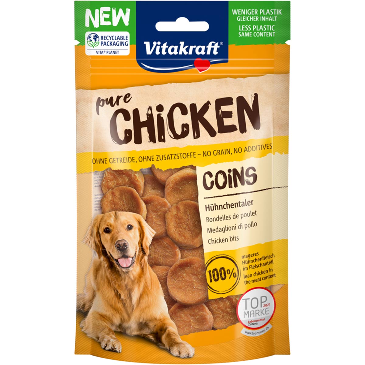 Levně Vitakraft CHICKEN kuřecí tolary 3 × 80 g