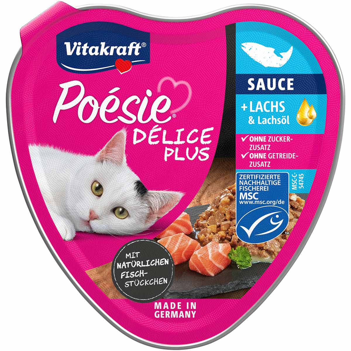 Vitakraft Poésie® Délice Plus Lachs