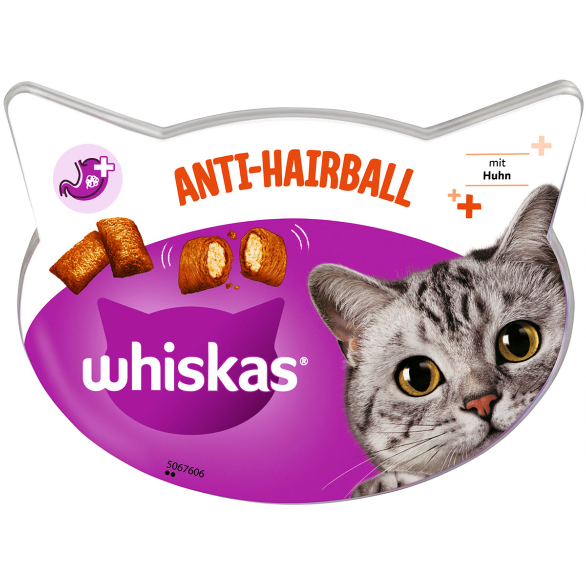 Whiskas Anti-Hairball 4 × 60 g
