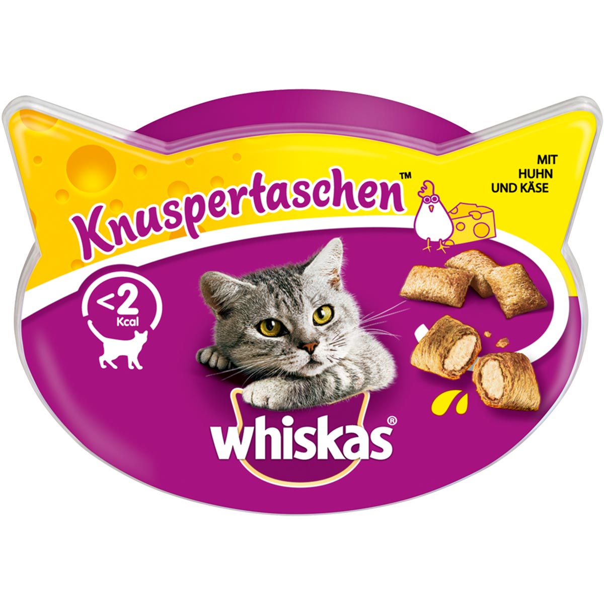 Whiskas Knuspertaschen mit Huhn und Käse 4x60g