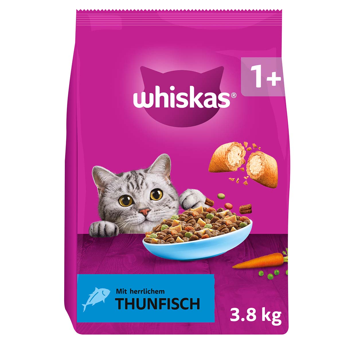 WHISKAS Trocken Adult 1+ mit Thunfisch