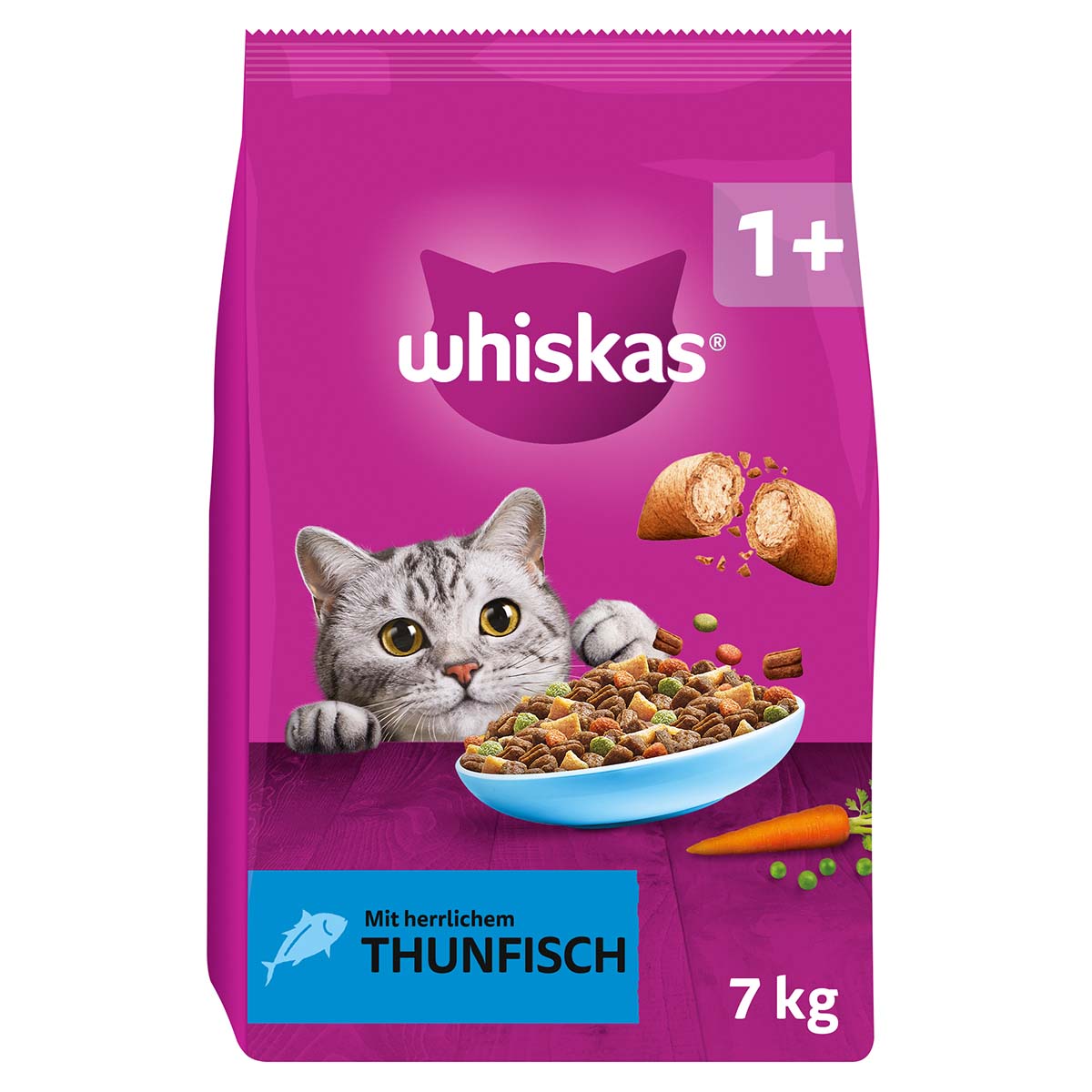 WHISKAS Trocken Adult 1+ mit Thunfisch