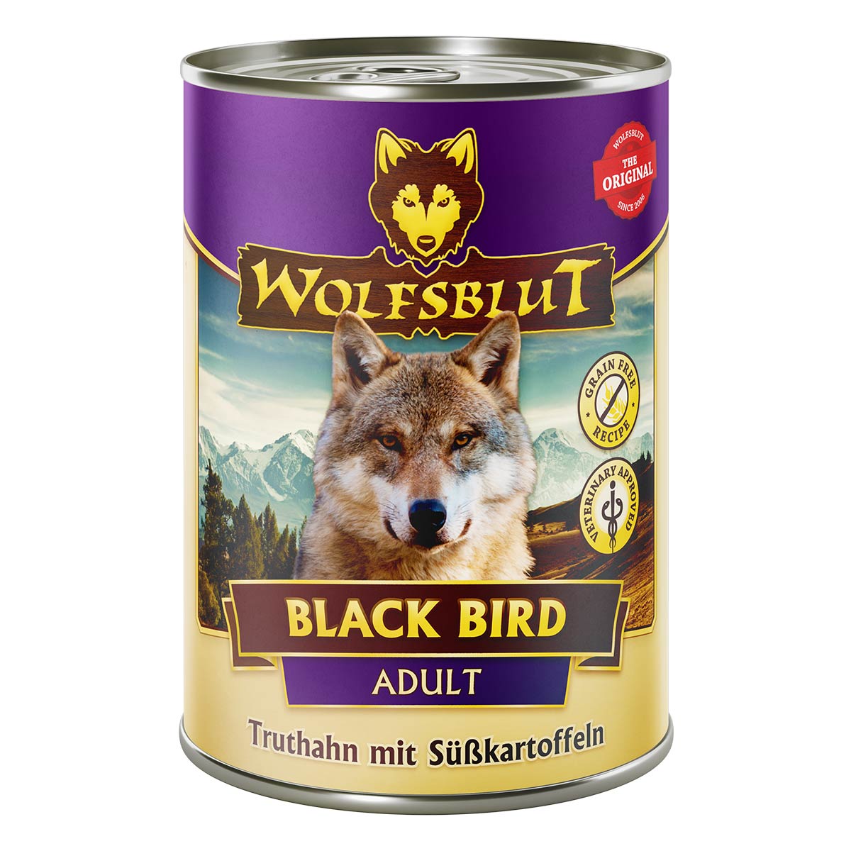 Levně Wolfsblut Black Bird Adult 6 × 395 g