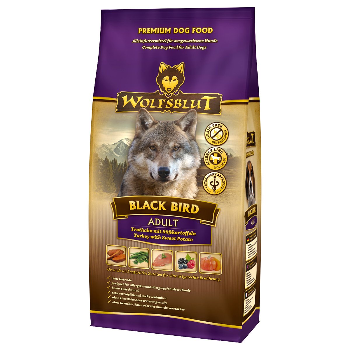 Levně Wolfsblut Black Bird Adult 2 kg