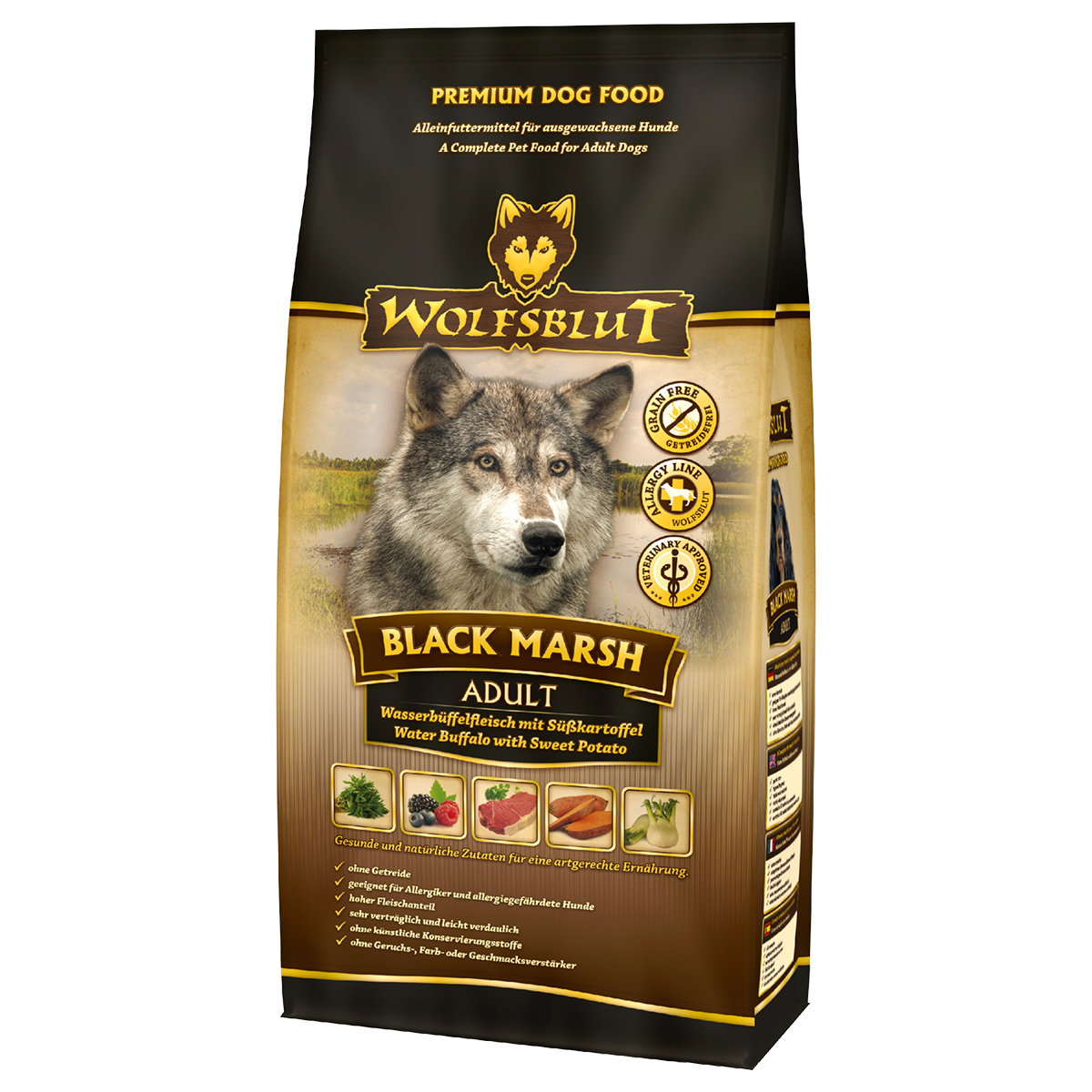 Levně Wolfsblut Black Marsh Adult 2 kg