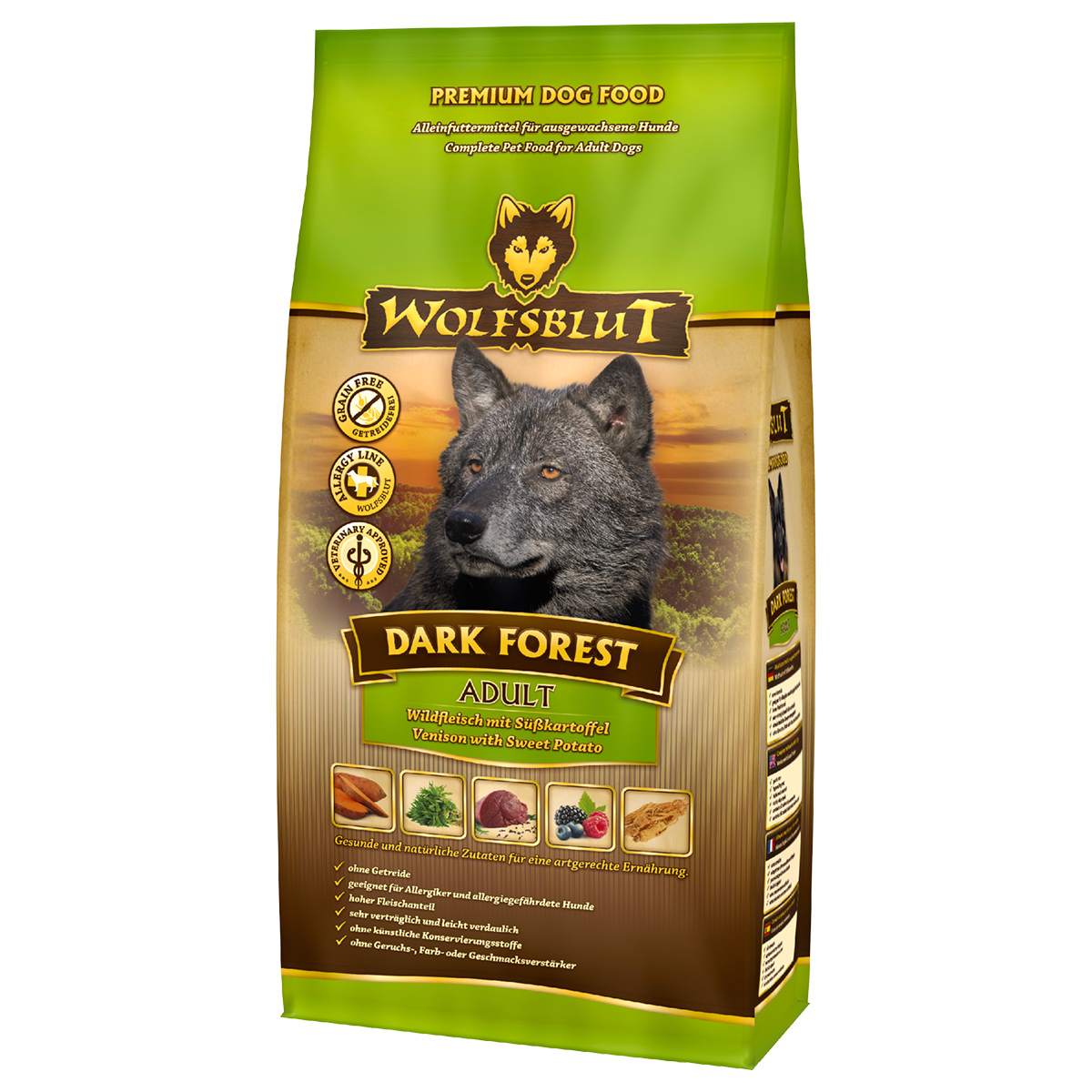 Levně Wolfsblut Dark Forest Adult 2 kg