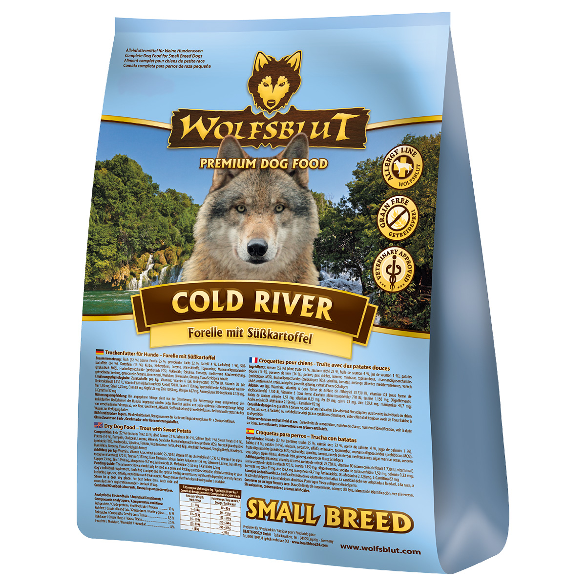 Levně Wolfsblut Cold River Small Breed 2 kg