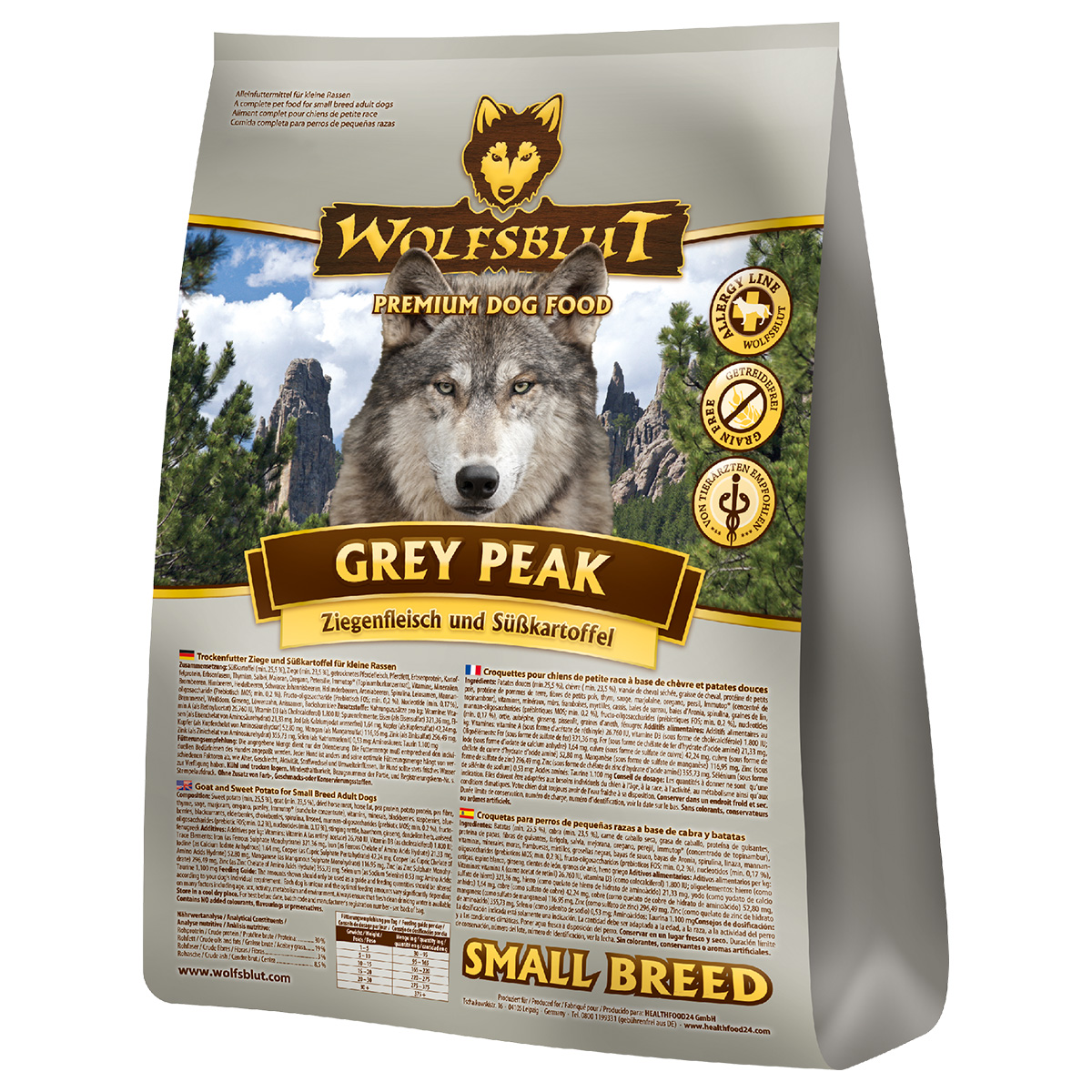 Levně Wolfsblut Grey Peak Small Breed 7,5 kg