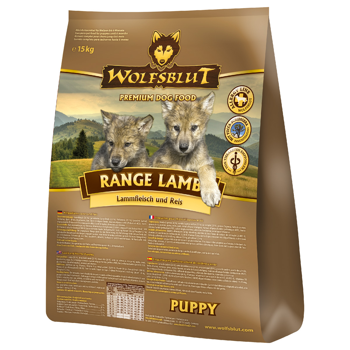 Levně Wolfsblut Range Lamb Puppy 2 kg