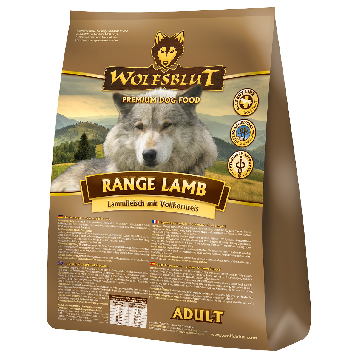 Levně Wolfsblut Range Lamb Adult 2 kg