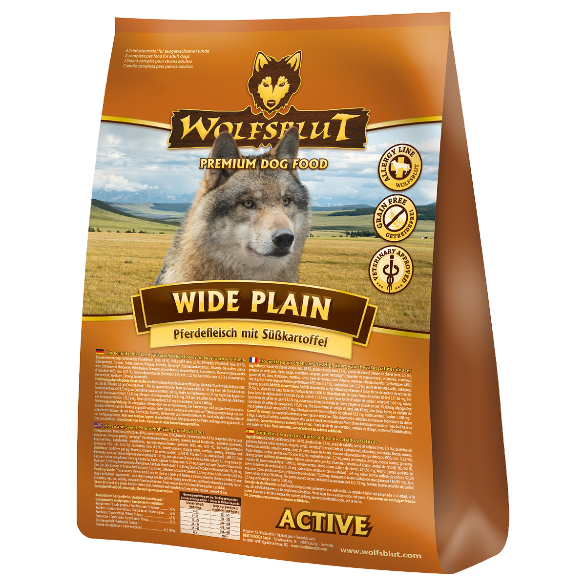 Wolfsblut Wide Plain Active 2 kg