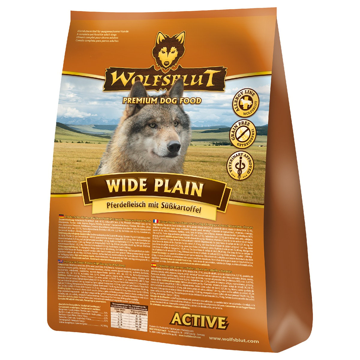 Levně Wolfsblut Wide Plain Active 2 kg