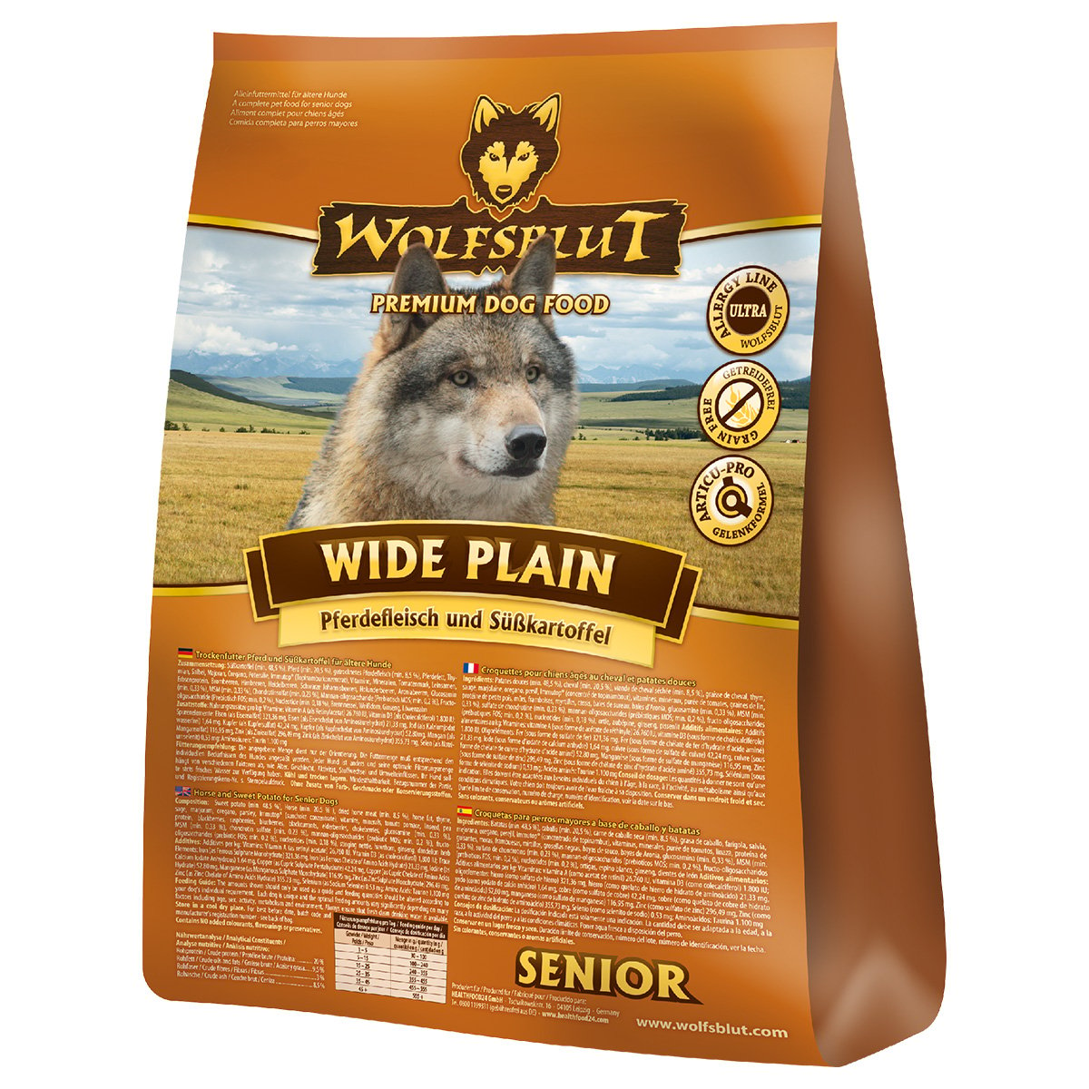 Levně Wolfsblut Wide Plain Senior 2 kg