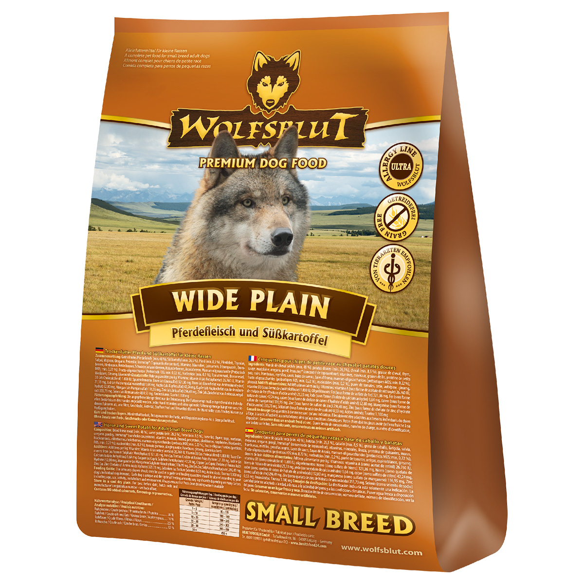 Wolfsblut Wide Plain Small Breed 2 kg