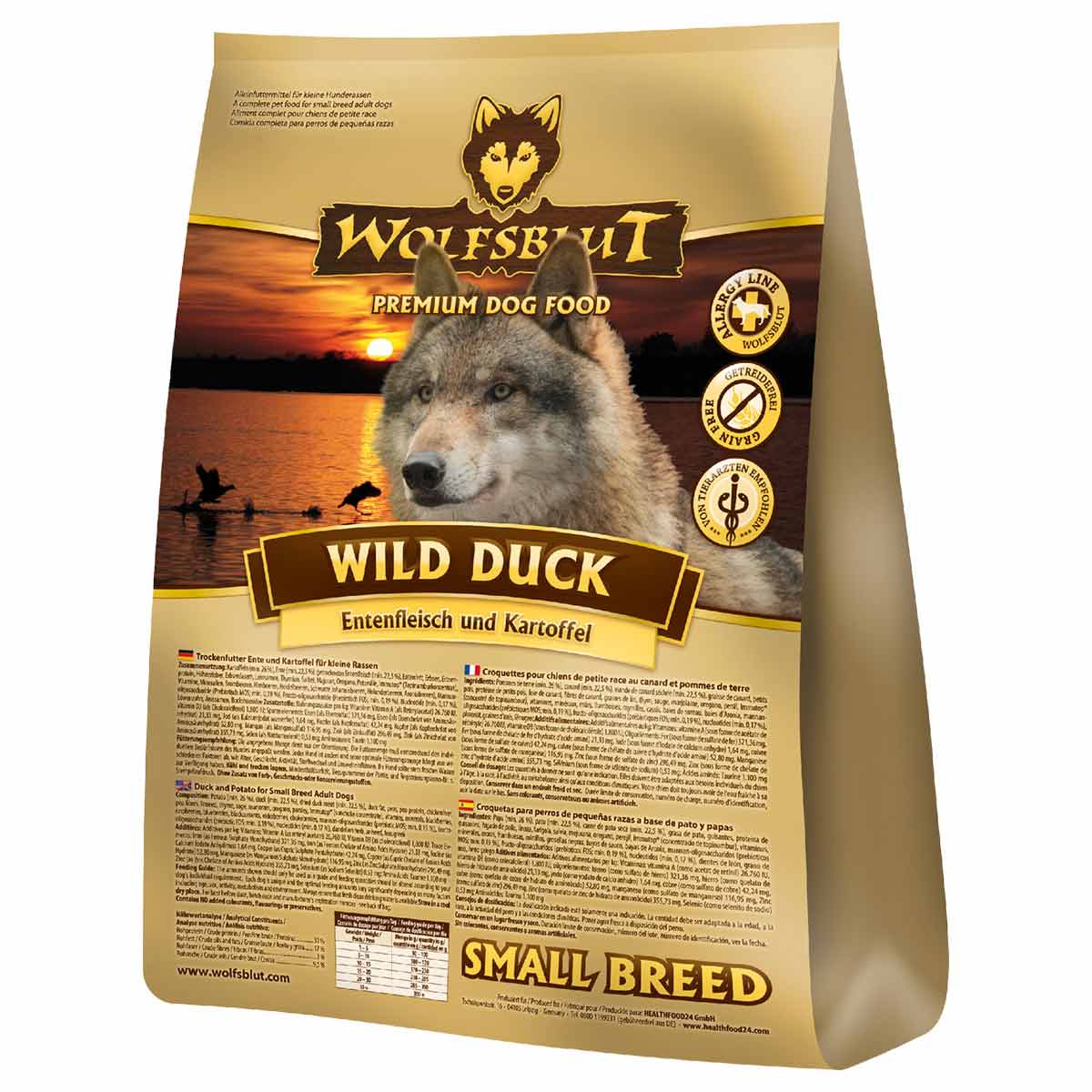 Wolfsblut Wild Duck Small Breed 2 kg