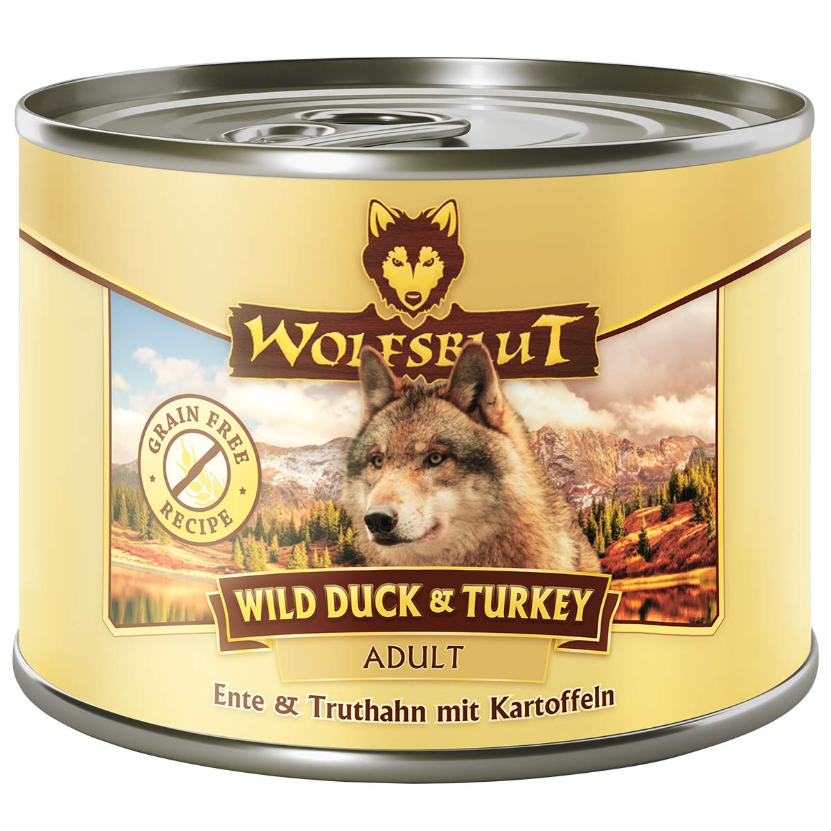 Levně Wolfsblut Wild Duck & Turkey Adult 12 × 200 g