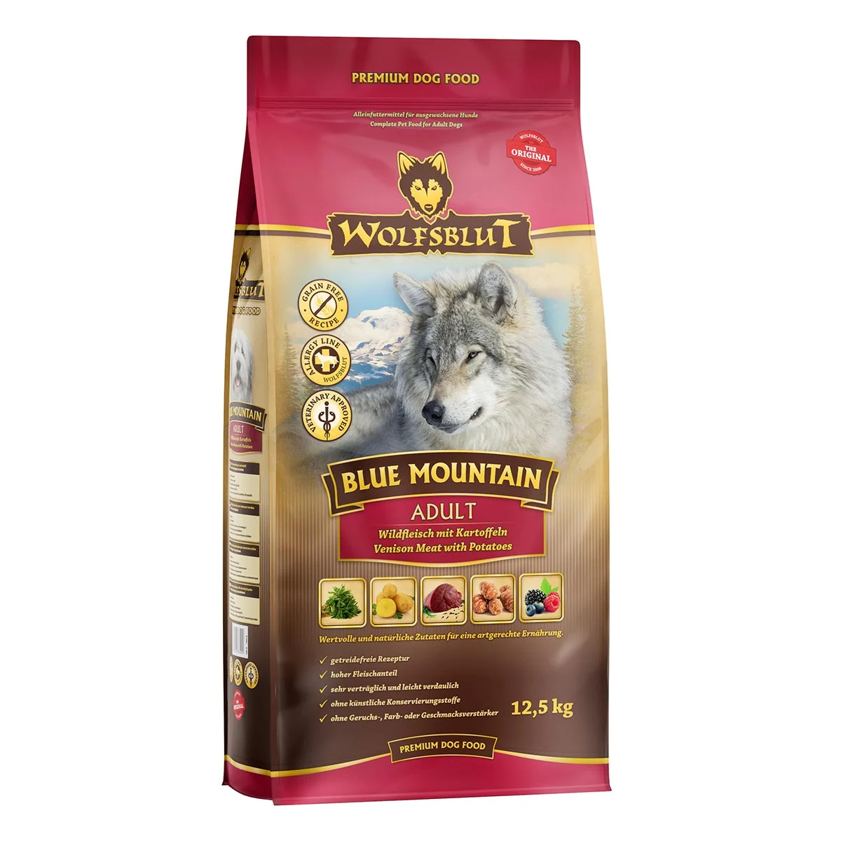 Wolfsblut Blue Mountain Adult 2 × 12,5 kg