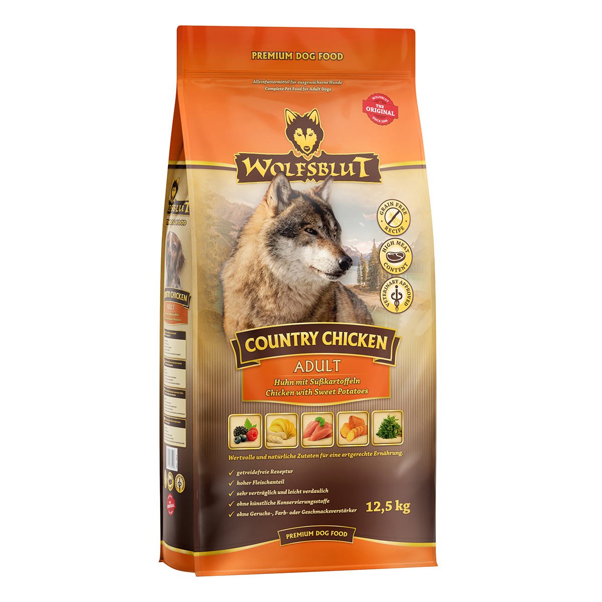 Wolfsblut Country kuřecí Adult 2 × 12,5 kg