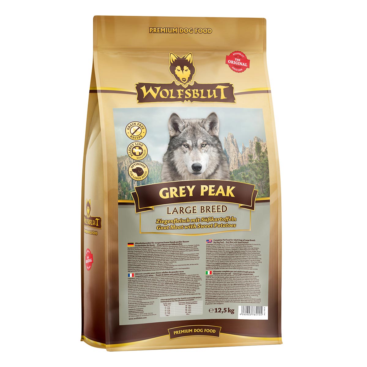 Levně Wolfsblut Grey Peak Large Breed 2 × 12,5 kg