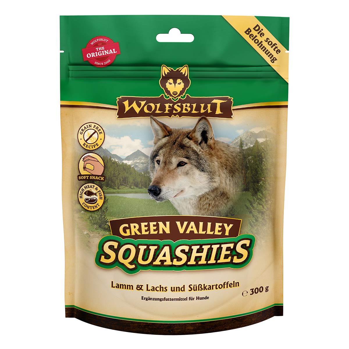 Levně Wolfsblut Squashies Green Valley 300 g