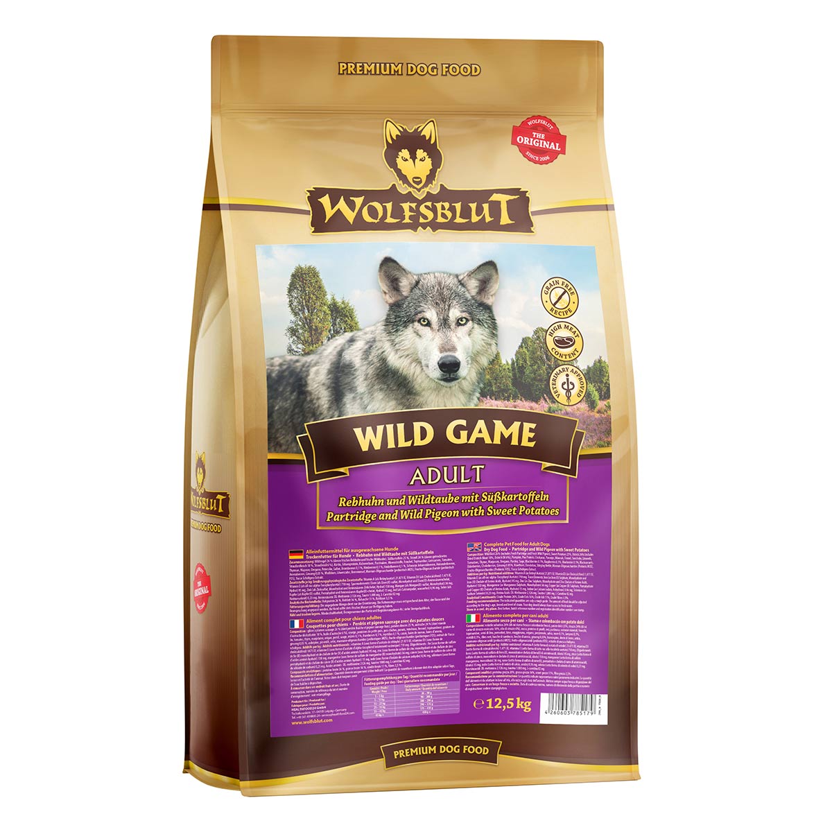 Wolfsblut Wild Game Adult 12,5 kg