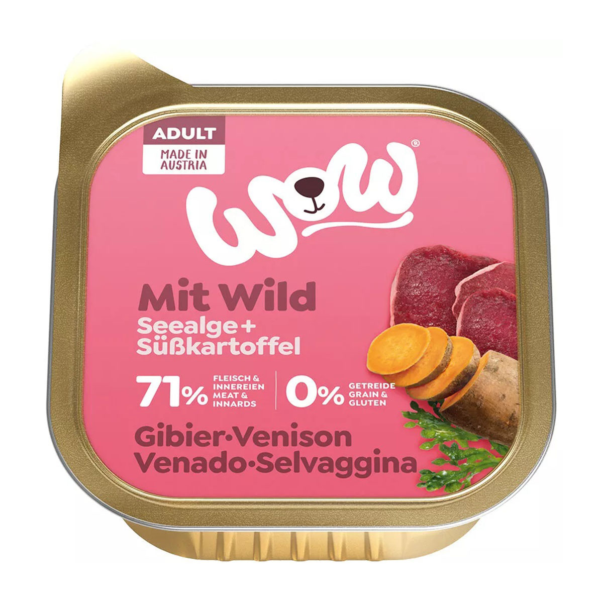 Levně WOW Adult zvěřina 11 × 150 g