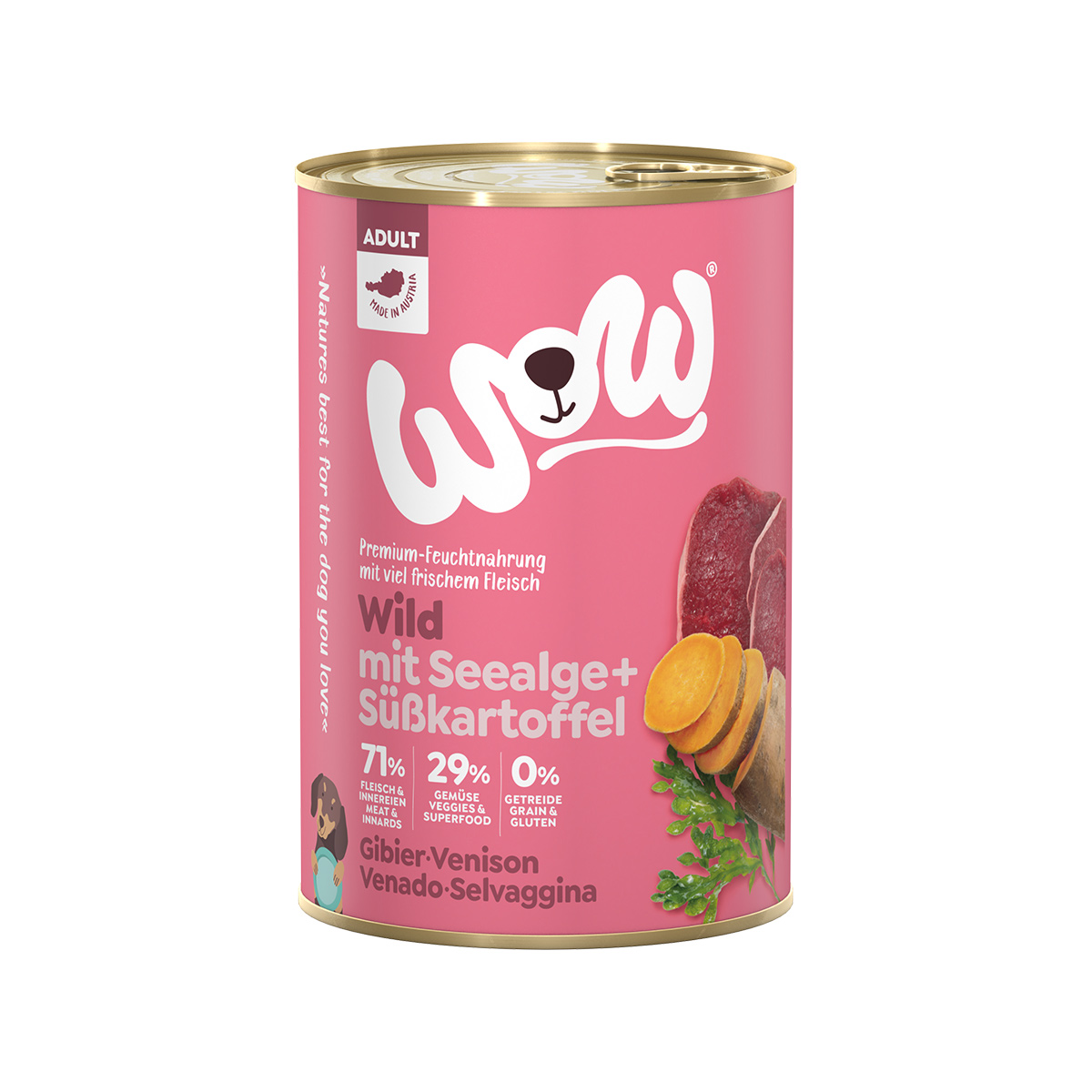 WOW Adult zvěřina 6 × 400 g