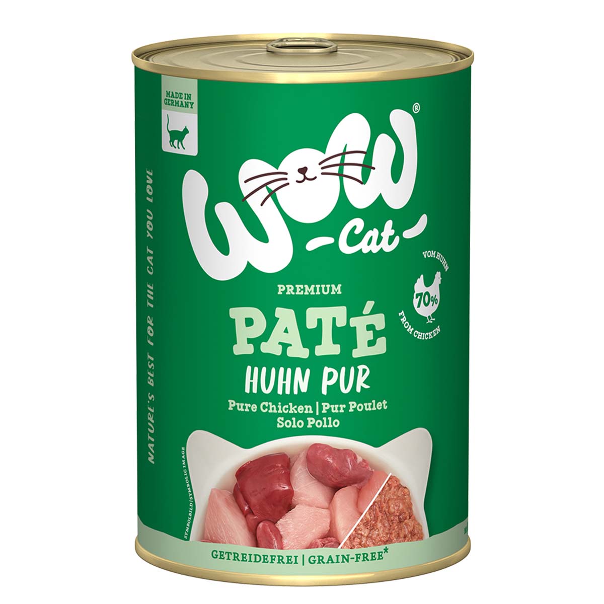 WOW CAT Adult Huhn Pur