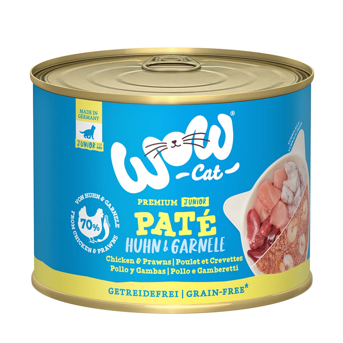 WOW CAT Junior Huhn &amp; Garnele