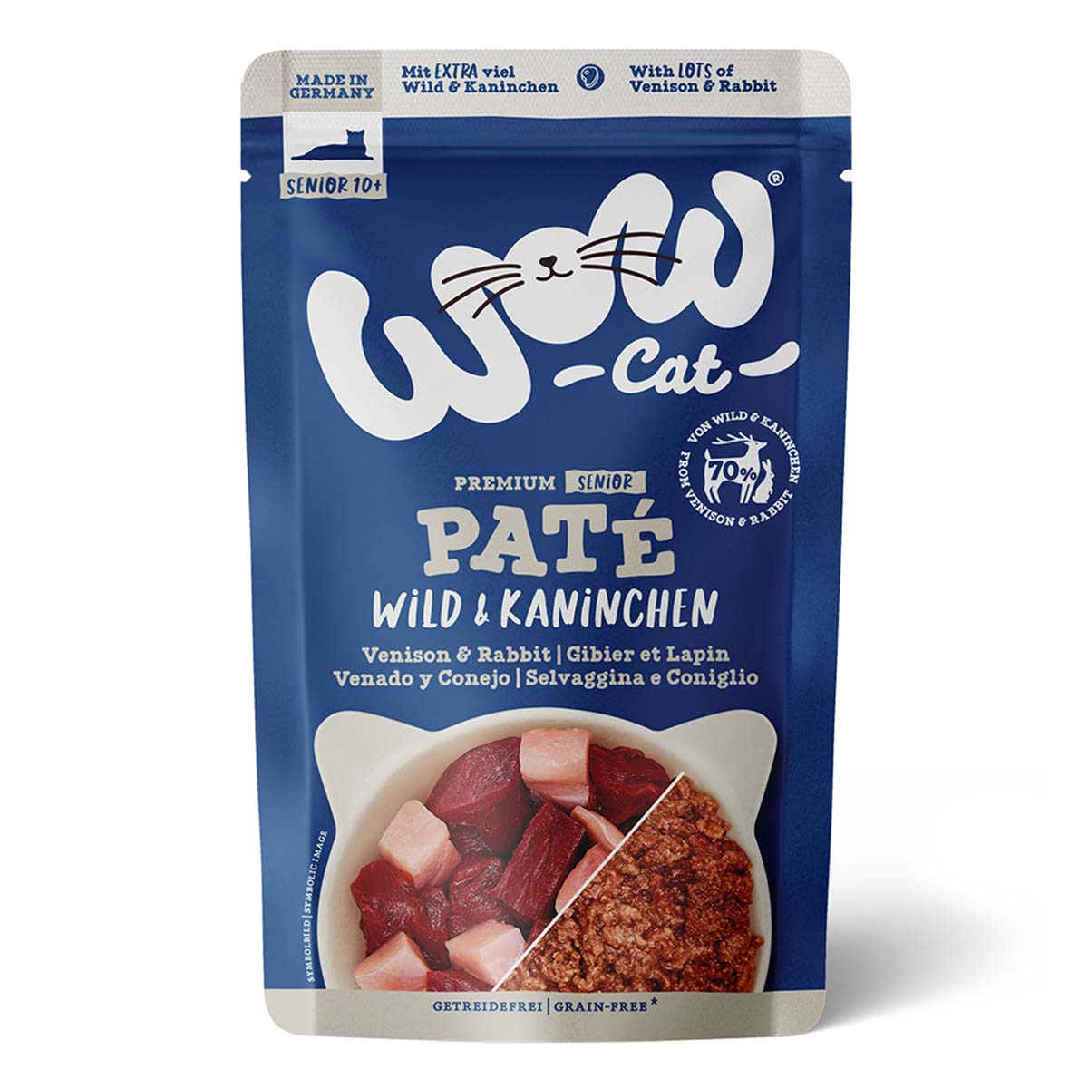 WOW CAT Senior Wild &amp; Kaninchen