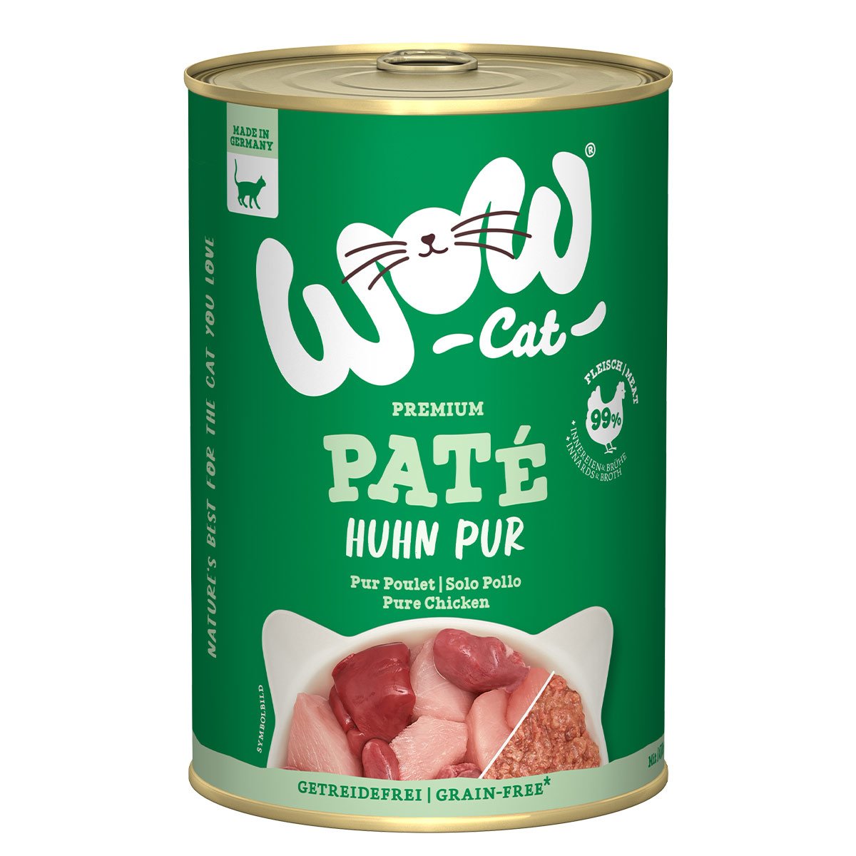 Levně WOW CAT Adult čisté kuřecí maso 6 × 400 g