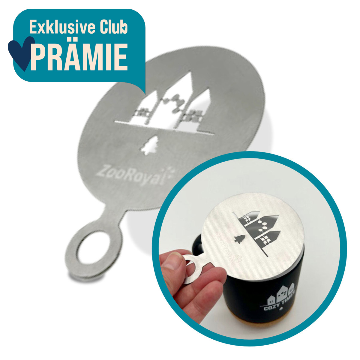 ZooRoyal Barista Schablone PRÄMIE