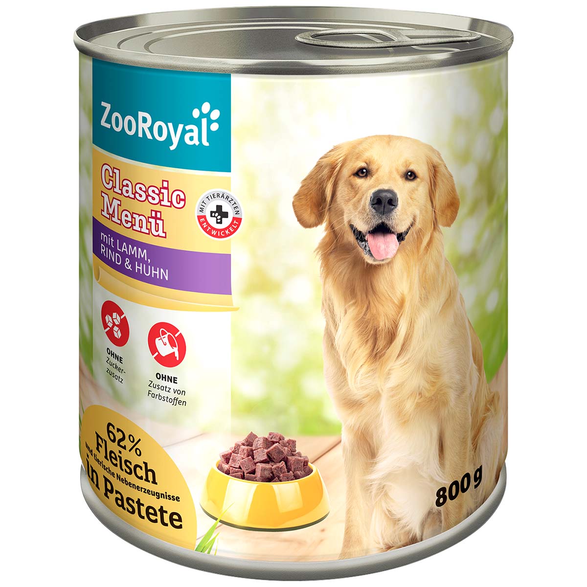 ZooRoyal Classic Menü mit Lamm, Rind & Huhn