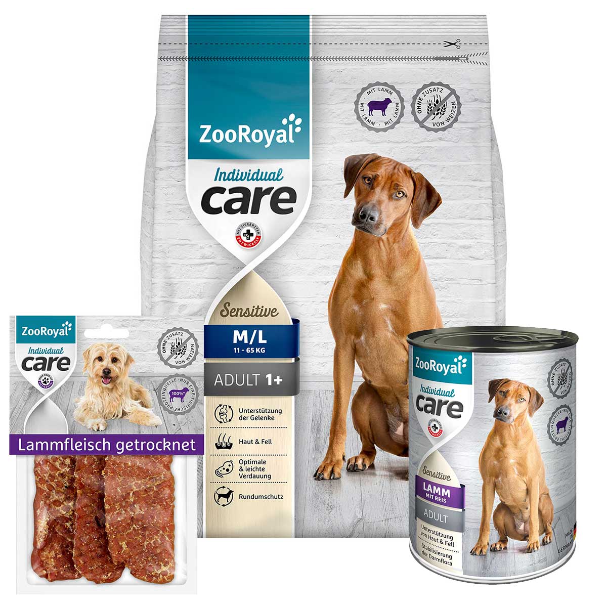 ZooRoyal Individual Care Probierpaket Lamm