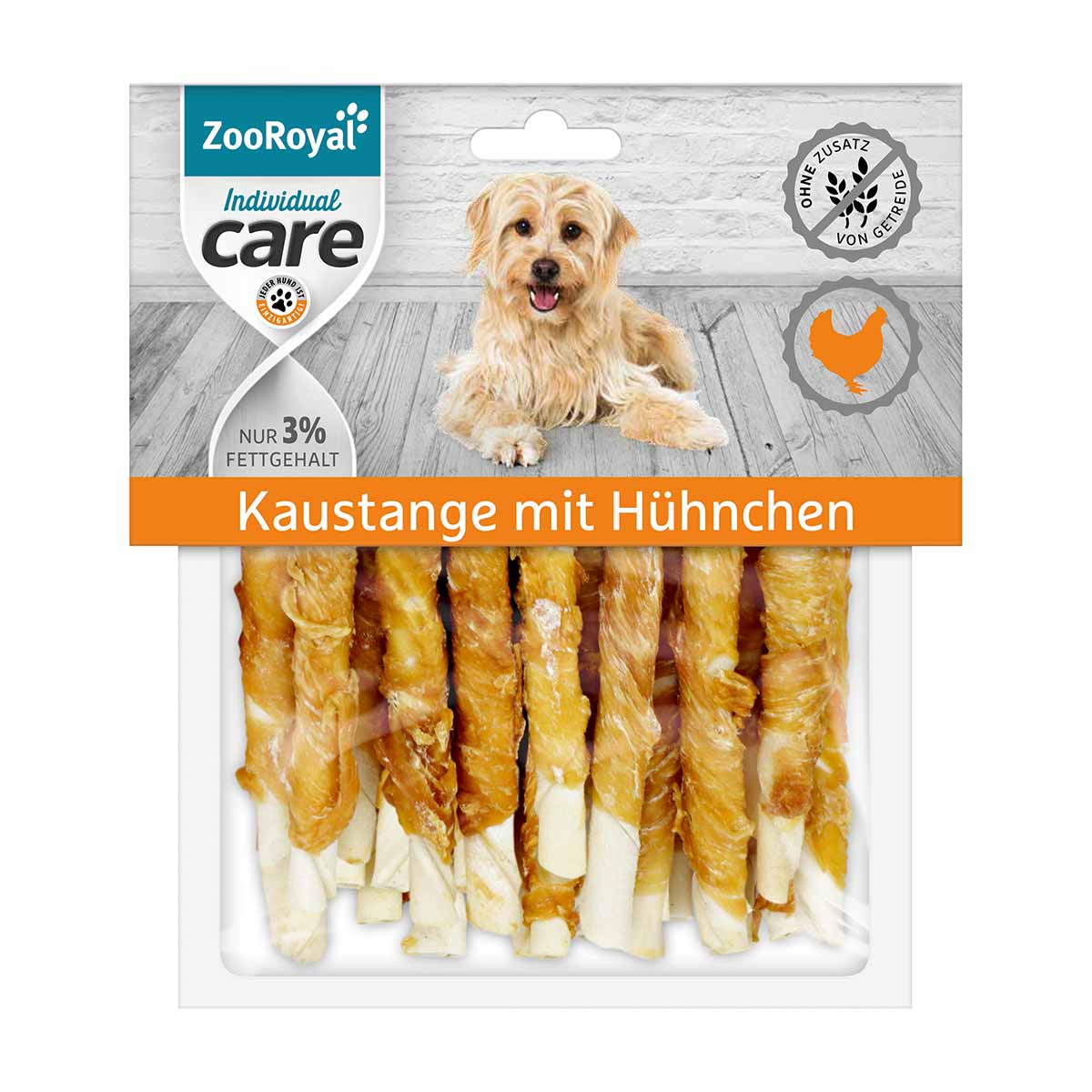 Kaustange mit Hühnchen