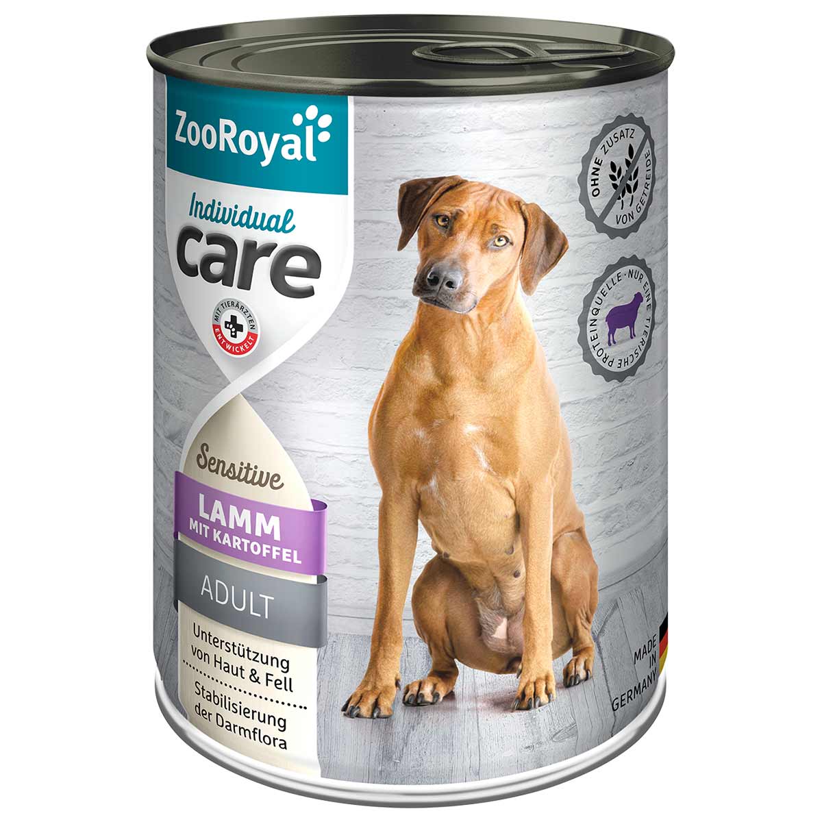 ZooRoyal Individual care Sensitive Lamm mit Kartoffel 12x400g