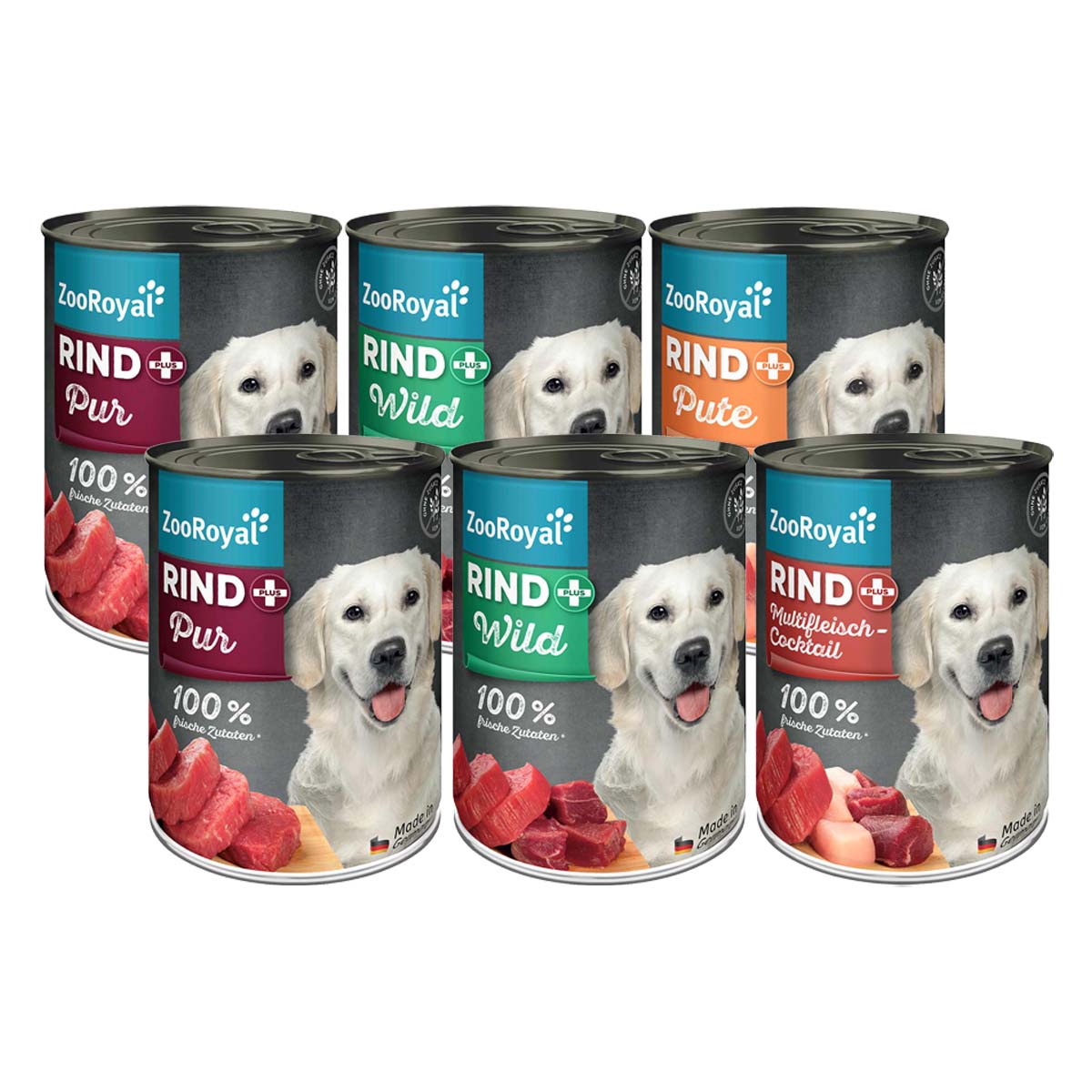 ZooRoyal Rind+ Mixpaket 12x400g