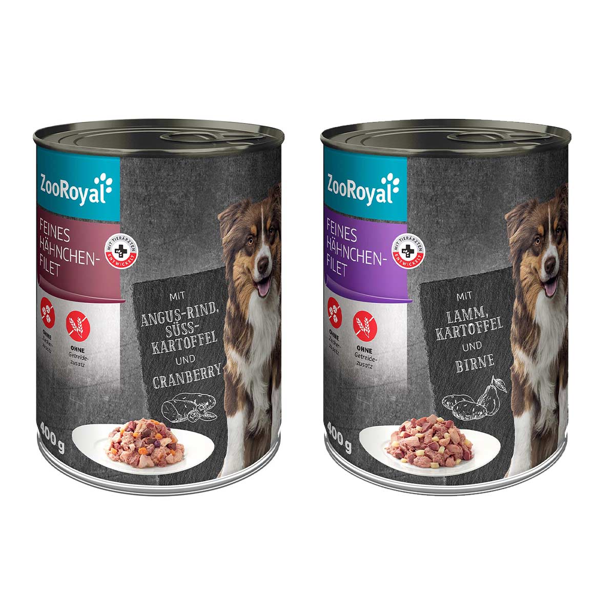 ZooRoyal Feines Hähnchenfilet Mixpaket 6x400 g