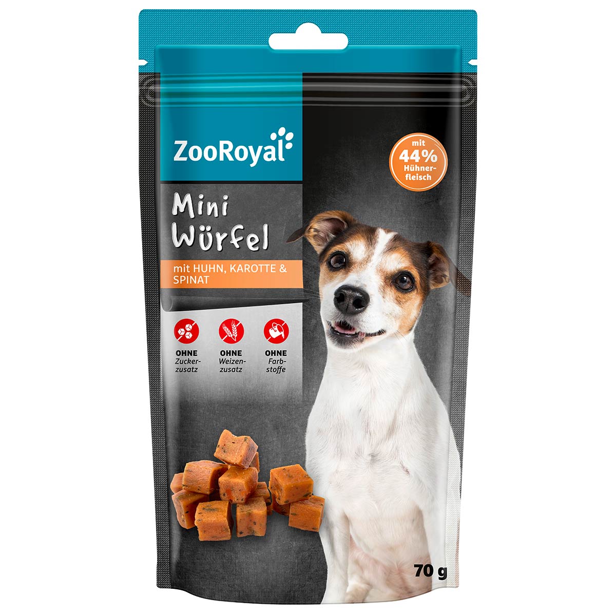 SnackOMio Filetstreifen Mixpaket Huhn/Ente 4x70g bei ZooRoyal