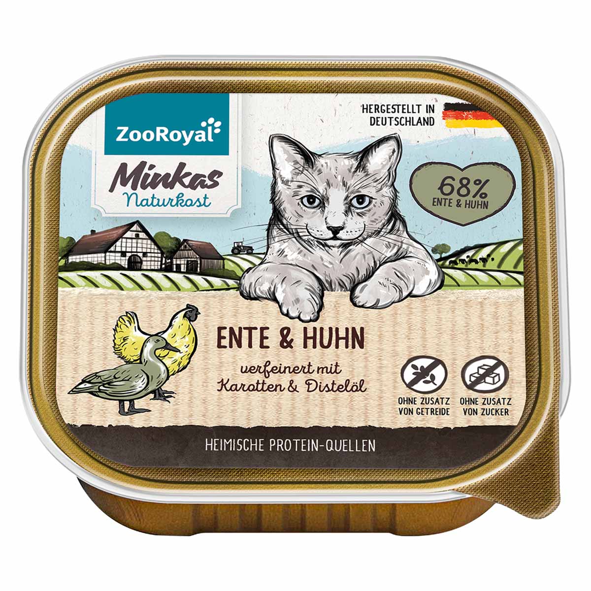 SnackOMio Filetstreifen Mixpaket Huhn/Ente 4x70g bei ZooRoyal