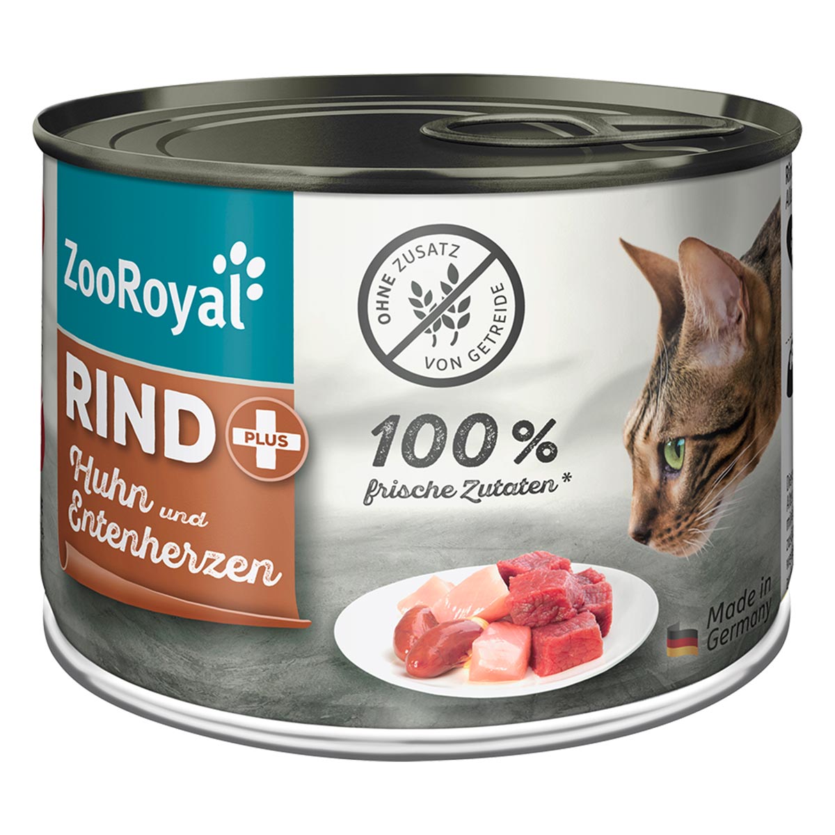 ZooRoyal Rind + Huhn & Entenherzen 200g